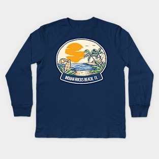 Indian Rocks Beach Florida Kids Long Sleeve T-Shirt